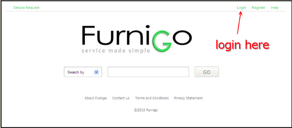 home page login